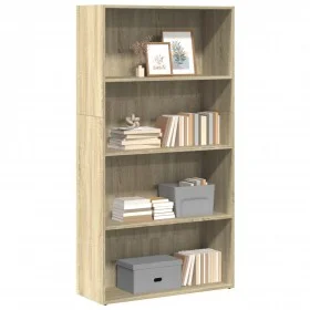 Ingenieurholzregal Eiche Sonoma 80x30x152 cm von , Bücherregale und Regale - Ref: Foro24-857942, Preis: 67,71 €, Rabatt: %