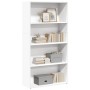 Estantería de madera de ingeniería blanca 80x30x152 cm by , Bookcases and shelves - Ref: Foro24-857940, Price: 69,54 €, Disco...