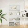 Estantería de madera de ingeniería blanca 80x30x152 cm by , Bookcases and shelves - Ref: Foro24-857940, Price: 69,54 €, Disco...