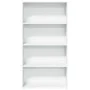 Estantería de madera de ingeniería blanca 80x30x152 cm by , Bookcases and shelves - Ref: Foro24-857940, Price: 69,54 €, Disco...