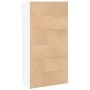 Estantería de madera de ingeniería blanca 80x30x152 cm by , Bookcases and shelves - Ref: Foro24-857940, Price: 69,54 €, Disco...