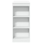 Mesa alta con estantes madera ingeniería blanca 95x47x103,5 cm by , Kitchen and dining tables - Ref: Foro24-854382, Price: 85...