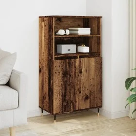 Aparador alto madera de ingeniería envejecida 60x36x110 cm von , Sideboards - Ref: Foro24-857458, Preis: 85,80 €, Rabatt: %