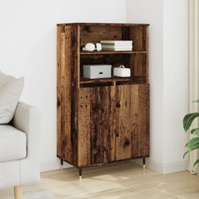 Aparador alto madera de ingeniería envejecida 60x36x110 cm von , Sideboards - Ref: Foro24-857458, Preis: 87,64 €, Rabatt: %