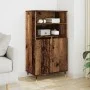 Aparador alto madera de ingeniería envejecida 60x36x110 cm by , Sideboards - Ref: Foro24-857458, Price: 85,80 €, Discount: %