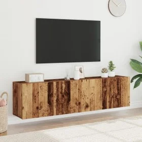 Muebles de TV de pared 2 uds madera envejecida 80x30x41 cm von , TV-Möbel - Ref: Foro24-857667, Preis: 72,78 €, Rabatt: %