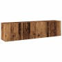 Muebles de TV de pared 2 uds madera envejecida 80x30x41 cm von , TV-Möbel - Ref: Foro24-857667, Preis: 73,71 €, Rabatt: %