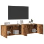 Muebles de TV de pared 2 uds madera envejecida 80x30x41 cm von , TV-Möbel - Ref: Foro24-857667, Preis: 73,71 €, Rabatt: %