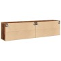 Muebles de TV de pared 2 uds madera envejecida 80x30x41 cm von , TV-Möbel - Ref: Foro24-857667, Preis: 73,71 €, Rabatt: %