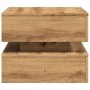 Mesa de centro con luces LED roble artisian 50x50x40 cm von , Couchtisch - Ref: Foro24-857717, Preis: 70,34 €, Rabatt: %