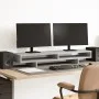 Soporte de pantalla madera ingeniería gris Sonoma 100x27x15 cm by , Computer bases and risers - Ref: Foro24-854756, Price: 37...