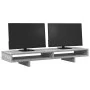 Soporte de pantalla madera ingeniería gris Sonoma 100x27x15 cm by , Computer bases and risers - Ref: Foro24-854756, Price: 37...