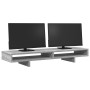 Soporte de pantalla madera ingeniería gris Sonoma 100x27x15 cm by , Computer bases and risers - Ref: Foro24-854756, Price: 38...