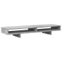 Soporte de pantalla madera ingeniería gris hormigón 100x27x15cm von , Computersockel und -erhöhungen - Ref: Foro24-854754, Pr...