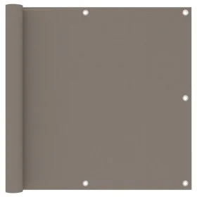 Taupegraue Balkonmarkise aus Oxford-Stoff, 90 x 500 cm von vidaXL, Sonnenschirme - Ref: Foro24-134990, Preis: 23,53 €, Rabatt: %