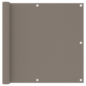Toldo para balcón de tela oxford gris taupe 90x500 cm de vidaXL, Sombrillas - Ref: Foro24-134990, Precio: 26,67 €, Descuento: %