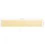 Balkonmarkise aus weißem und gelbem Oxford-Stoff, 75 x 500 cm von vidaXL, Sonnenschirme - Ref: Foro24-134902, Preis: 23,93 €,...