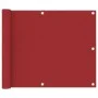 Red 75x600 cm Oxford fabric balcony awning by vidaXL, Umbrellas - Ref: Foro24-135035, Price: 25,74 €, Discount: %