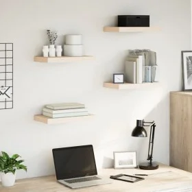 Estantes flotantes 4 uds madera de ingeniería 40x23,5x4 cm by , Shelves and shelves - Ref: Foro24-4010684, Price: 44,78 €, Di...