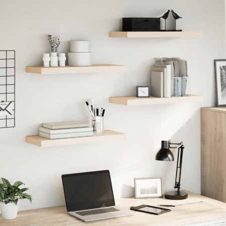 Estantes flotantes 4 uds madera de ingeniería 60x23,5x4 cm by , Shelves and shelves - Ref: Foro24-4010690, Price: 57,31 €, Di...