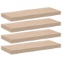 Schwebende Regale, 4 Stück, aus Ingenieurholz, 60x23,5x4 cm. von , Regale und Regale - Ref: Foro24-4010690, Preis: 57,31 €, R...