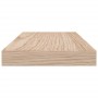 Estantes flotantes 4 uds madera de ingeniería 110x23,5x4 cm