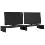 Soporte para monitor madera de ingeniería negro 100x27x10 cm by , Computer bases and risers - Ref: Foro24-854653, Price: 37,8...