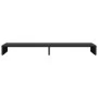 Soporte para monitor madera de ingeniería negro 100x27x10 cm by , Computer bases and risers - Ref: Foro24-854653, Price: 37,8...