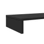 Soporte para monitor madera de ingeniería negro 100x27x10 cm by , Computer bases and risers - Ref: Foro24-854653, Price: 37,8...
