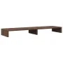Soporte de pantalla madera ingeniería marrón roble 100x27x15 cm by , Computer bases and risers - Ref: Foro24-854658, Price: 2...