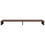 Soporte de pantalla madera ingeniería marrón roble 100x27x15 cm by , Computer bases and risers - Ref: Foro24-854658, Price: 2...