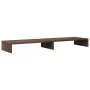 Soporte de pantalla madera ingeniería marrón roble 100x27x15 cm by , Computer bases and risers - Ref: Foro24-854658, Price: 2...