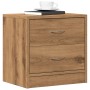 Mesita de noche madera de ingeniería roble artisian 40x30x40 cm by , Nightstands - Ref: Foro24-855926, Price: 41,87 €, Discou...