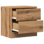 Mesita de noche madera de ingeniería roble artisian 40x30x40 cm by , Nightstands - Ref: Foro24-855926, Price: 41,87 €, Discou...
