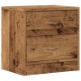 Mesita de noche madera de ingeniería envejecida 40x30x40 cm by , Nightstands - Ref: Foro24-855924, Price: 41,15 €, Discount: %