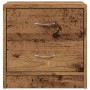 Mesita de noche madera de ingeniería envejecida 40x30x40 cm by , Nightstands - Ref: Foro24-855924, Price: 41,15 €, Discount: %