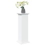 Pedestal expositor con almacenaje madera blanco 31x30x90 cm by , Pot stands - Ref: Foro24-854607, Price: 61,55 €, Discount: %
