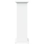 Pedestal expositor con almacenaje madera blanco 31x30x90 cm by , Pot stands - Ref: Foro24-854607, Price: 61,55 €, Discount: %