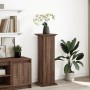 Pedestal expositor con almacenaje marrón roble 31x30x90 cm by , Pot stands - Ref: Foro24-854613, Price: 64,36 €, Discount: %