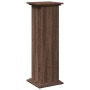 Pedestal expositor con almacenaje marrón roble 31x30x90 cm by , Pot stands - Ref: Foro24-854613, Price: 64,36 €, Discount: %