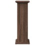 Pedestal expositor con almacenaje marrón roble 31x30x90 cm by , Pot stands - Ref: Foro24-854613, Price: 64,36 €, Discount: %