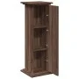 Pedestal expositor con almacenaje marrón roble 31x30x90 cm de , Soportes para macetas - Ref: Foro24-854613, Precio: 62,87 €, ...