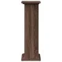 Pedestal expositor con almacenaje marrón roble 31x30x90 cm de , Soportes para macetas - Ref: Foro24-854613, Precio: 62,87 €, ...