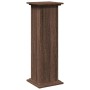 Pedestal expositor con almacenaje marrón roble 31x30x90 cm by , Pot stands - Ref: Foro24-854613, Price: 64,36 €, Discount: %