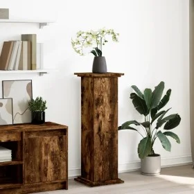 Ausgestellter Sockel mit Rauch-Eiche-Lagerung 31x30x90 cm. von , Topfständer - Ref: Foro24-854611, Preis: 64,09 €, Rabatt: %