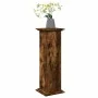 Ausgestellter Sockel mit Rauch-Eiche-Lagerung 31x30x90 cm. von , Topfständer - Ref: Foro24-854611, Preis: 65,49 €, Rabatt: %