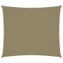 Rectangular sail awning beige Oxford fabric 2.5x3 m by vidaXL, Umbrellas - Ref: Foro24-135150, Price: 29,04 €, Discount: %