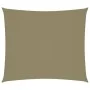 Rectangular sail awning beige Oxford fabric 2.5x3 m by vidaXL, Umbrellas - Ref: Foro24-135150, Price: 29,98 €, Discount: %