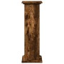 Pedestal expositor con almacenaje roble ahumado 31x30x90 cm de , Soportes para macetas - Ref: Foro24-854611, Precio: 65,40 €,...