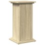 Pedestal expositor con almacenaje roble Sonoma 31x30x60 cm de , Soportes para macetas - Ref: Foro24-854618, Precio: 54,80 €, ...